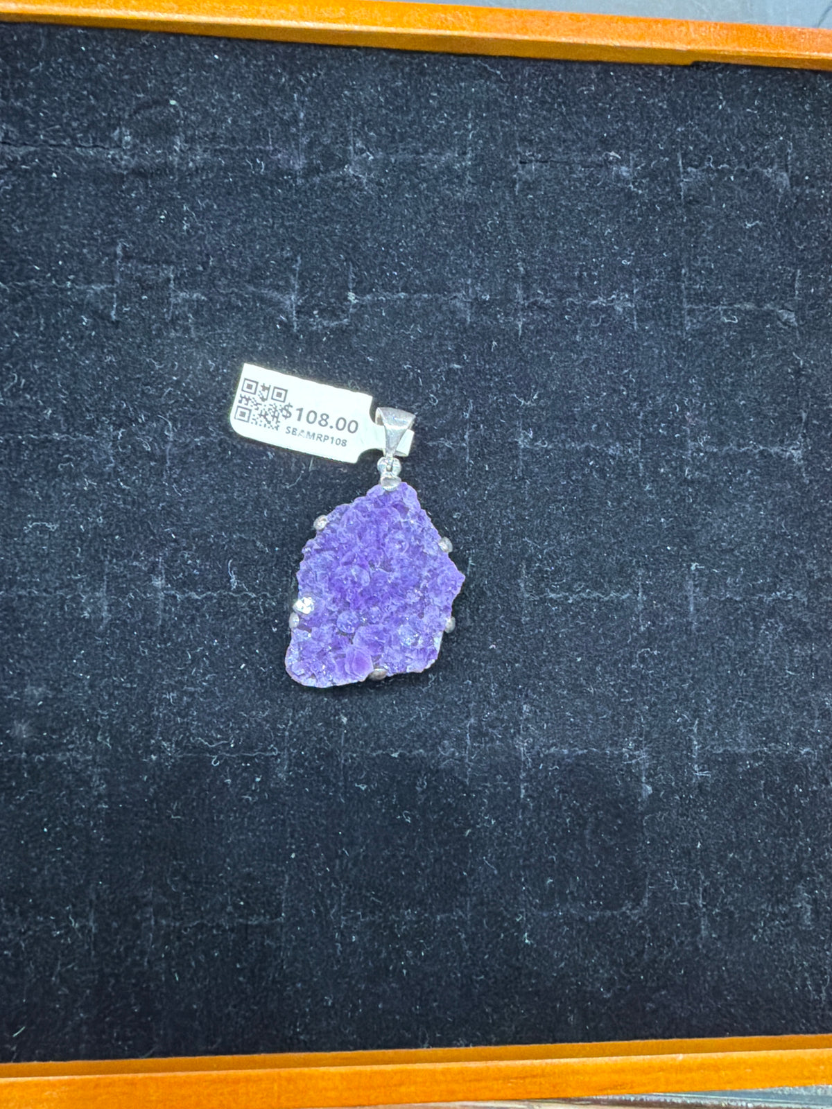 Amethyst Sterling Silver Pendant