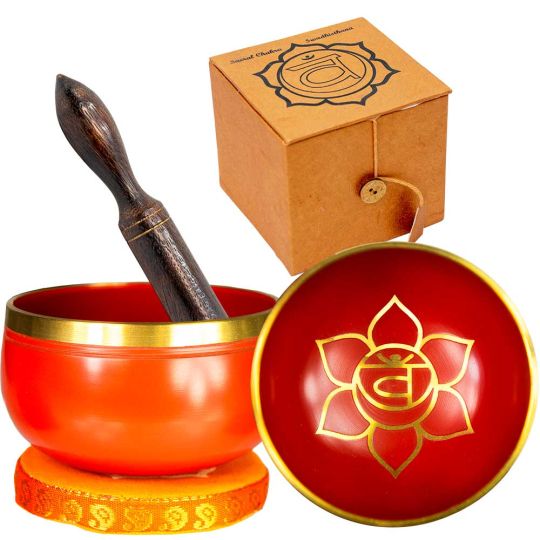 Sacral Mini Chakra Singing Bowl Orange