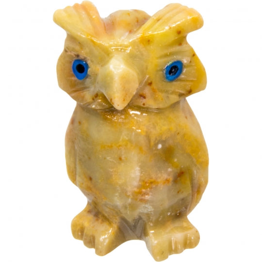 Owl Dolomite Spirit Animal 1.25-inch - Peru