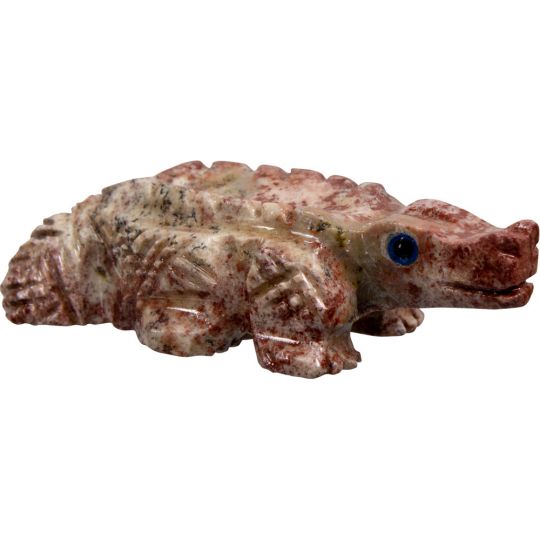 Crocodile Dolomite Spirit Animal 1.25-inch - Peru