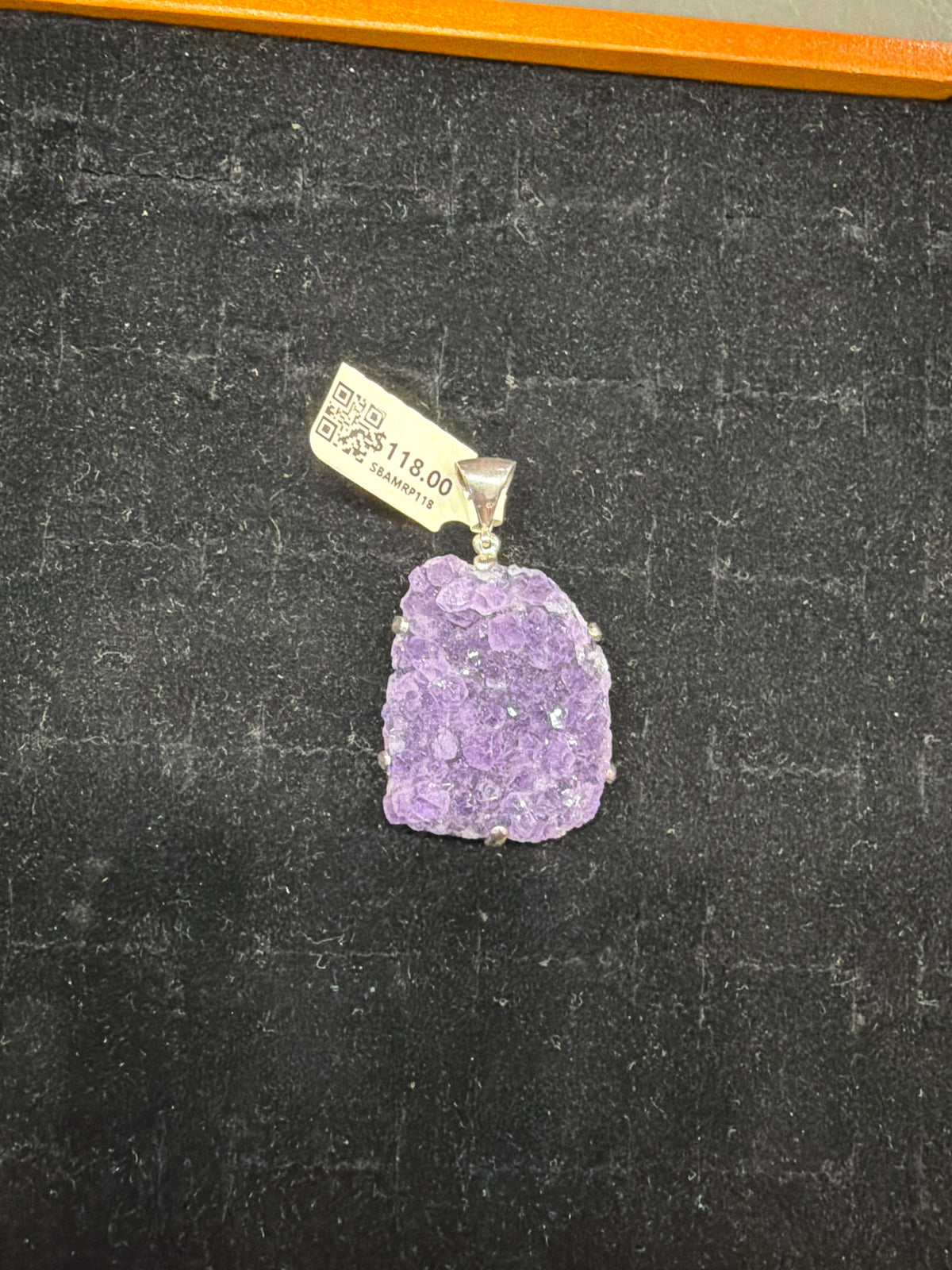 Amethyst Sterling Silver Pendant
