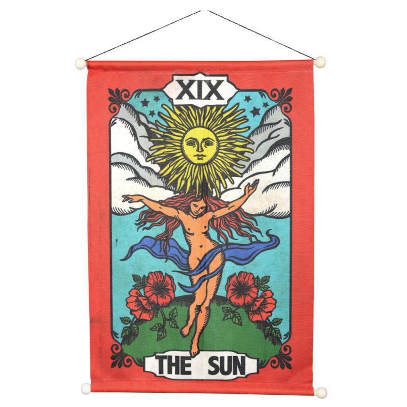 THE SUN TAROT BANNER 12"X18"