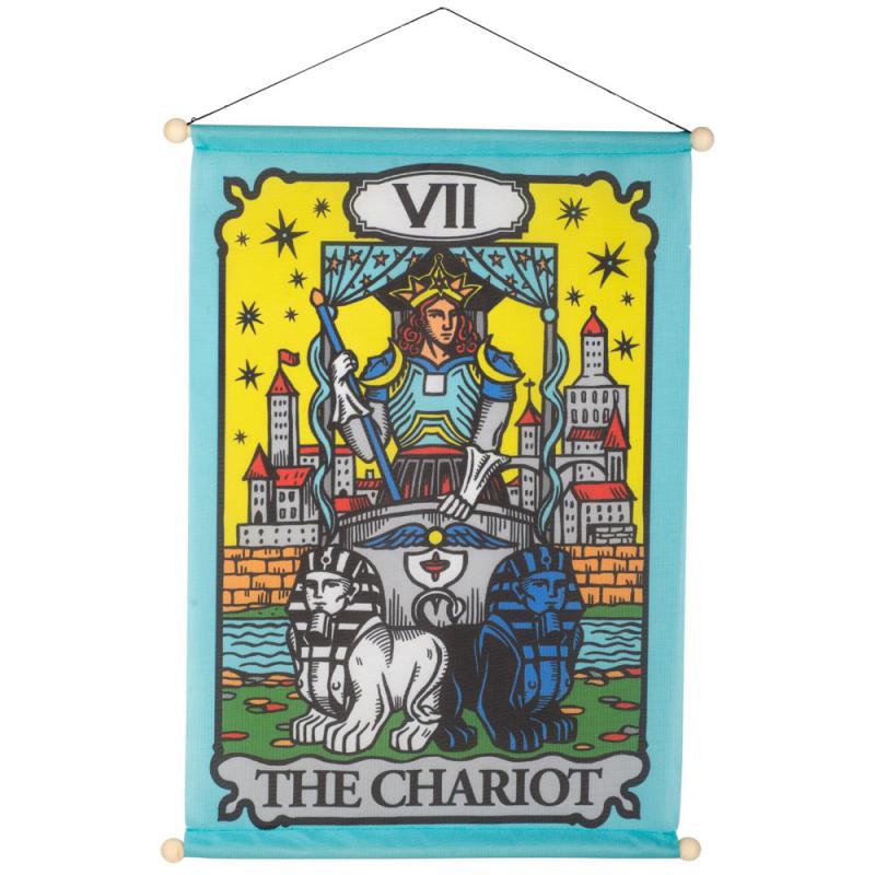THE CHARIOT TAROT BANNER 12x18"