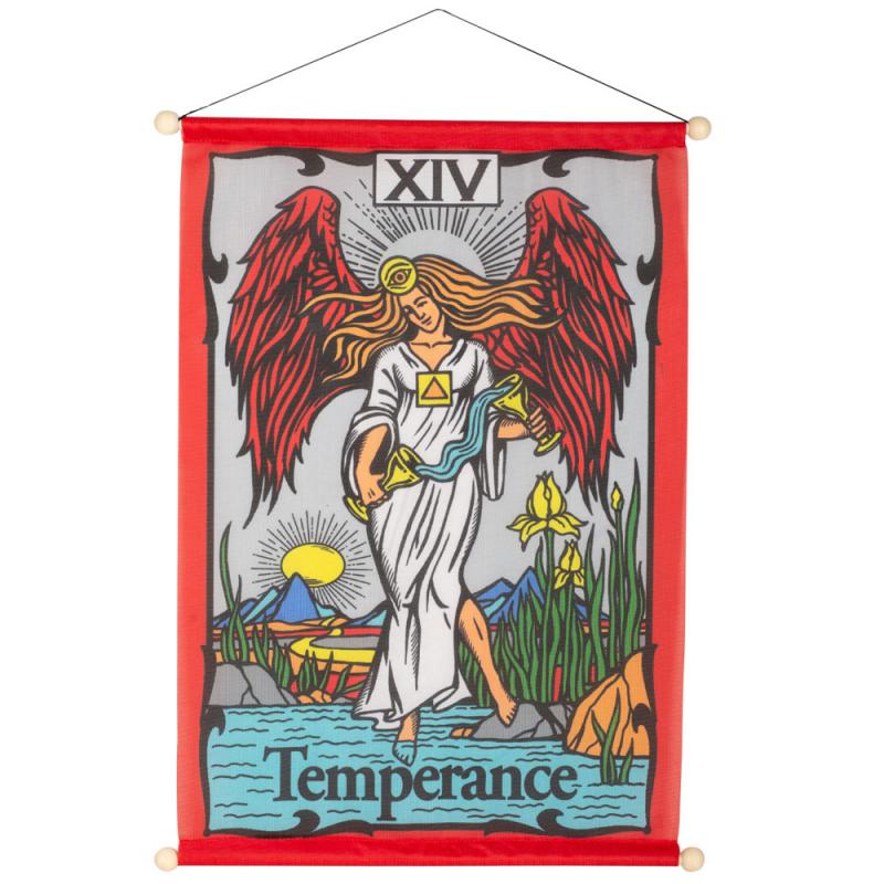 TEMPERANCE TAROT BANNER 12x18"