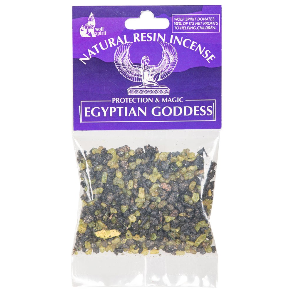 Egyptian Goddess Natural Resin Incense 30 Grams - Wolf Spirit