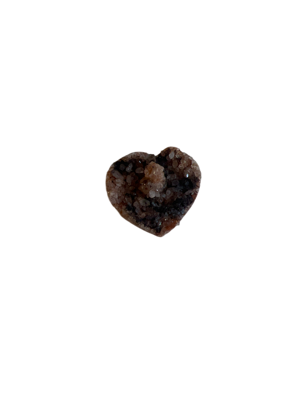 Rainbow Amethyst Heart Shaped Crystal Raw