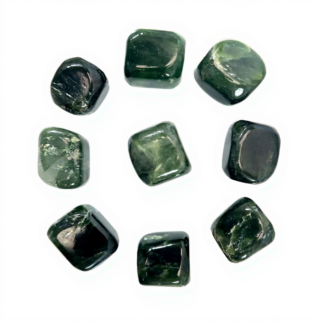 Jade Nephrite Tumbled 20-35MM Pakistan