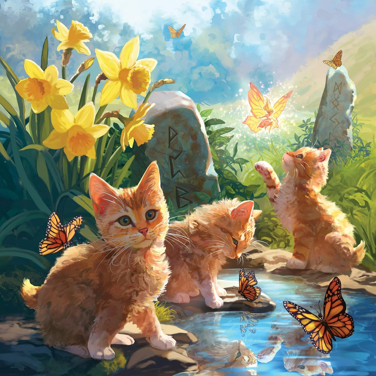 Llewellyn's 2026 Magical Mystical Cats Calendar