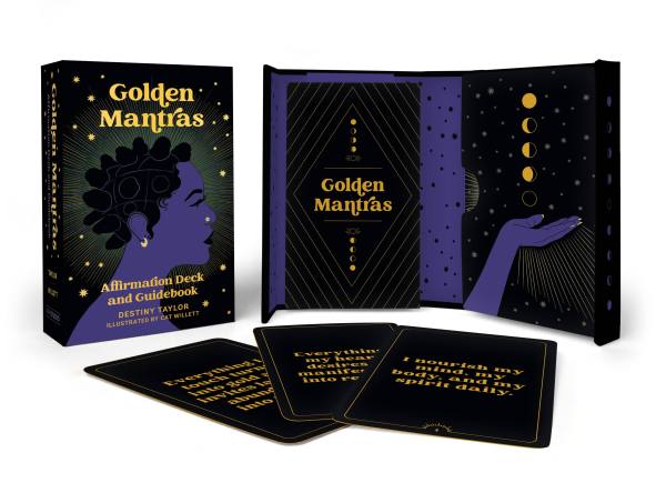 Golden Mantras: Affirmation Deck and Guidebook By Destiny Taylor