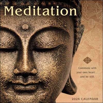 Meditation 2026 Wall Calendar