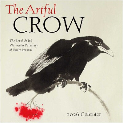 Artful Crow 2026 Wall Calendar By Endre Penovác