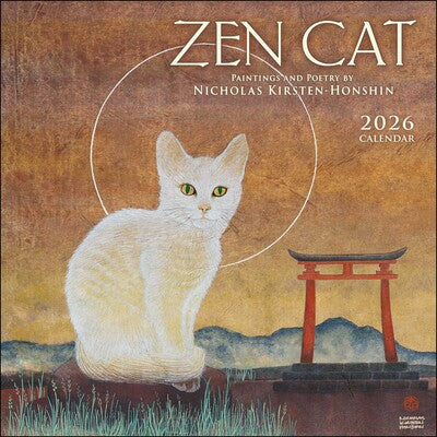 Zen Cat 2026 Wall Calendar By Kirsten-Honshin Nicholas