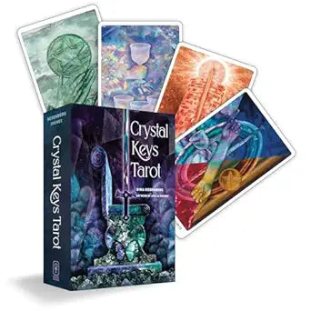 Crystal Keys Tarot: (78 Cards and 176-Page Full-Color Guidebook) by Dina Rosenberg