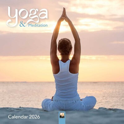 Yoga & Meditation Wall Calendar 2026 (Art Calendar)