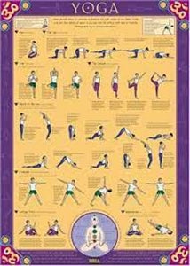 Yoga Wall Poster By Miles Kelly