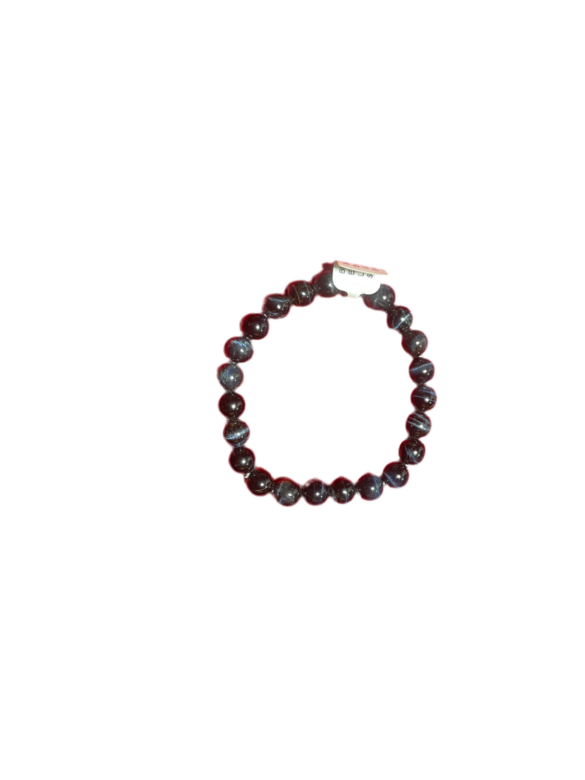 Blue Tiger Wye A+ 8mm Beaded Bracelet