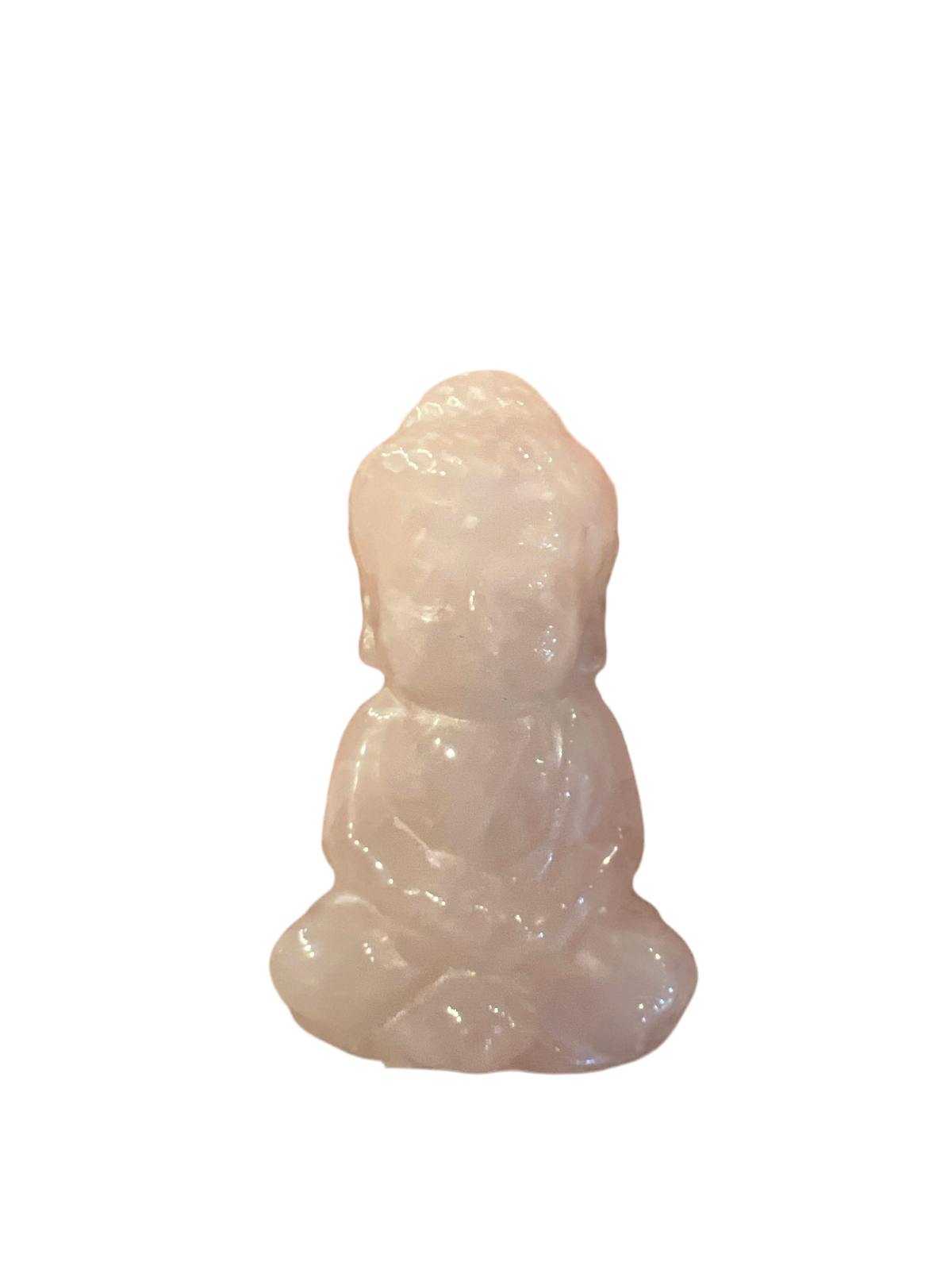 Rose Quartz Crystal 50mm Carved Buddha