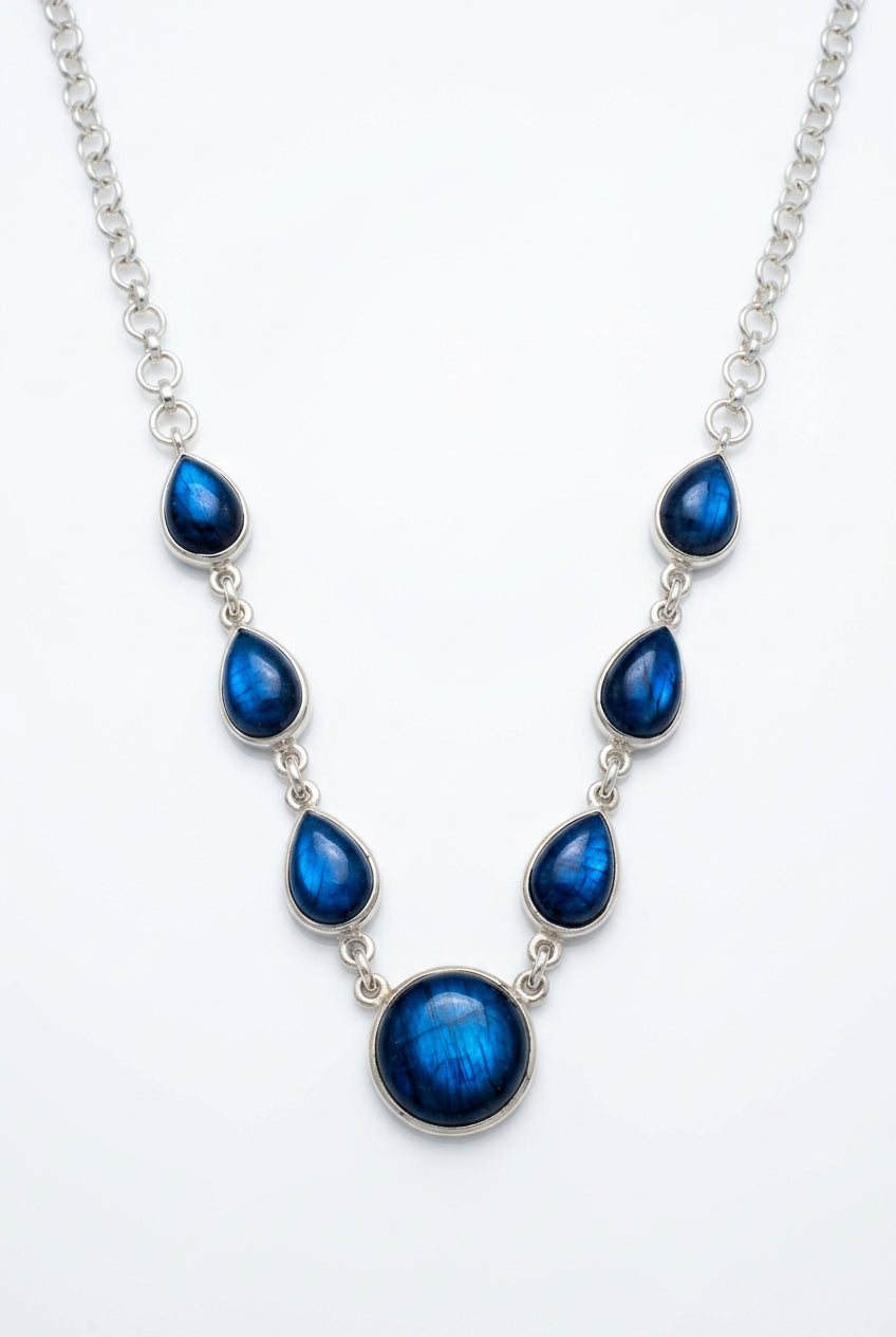 Labradorite .925 Silver Necklace