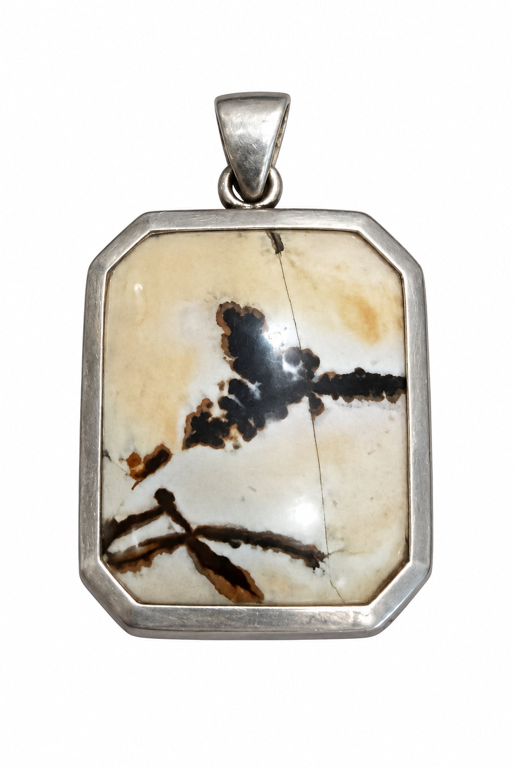 Picture Jasper Sterling Silver Pendant