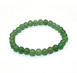 Green Aventurine 6MM 7" Small Wrist Round Beaded Bracelets