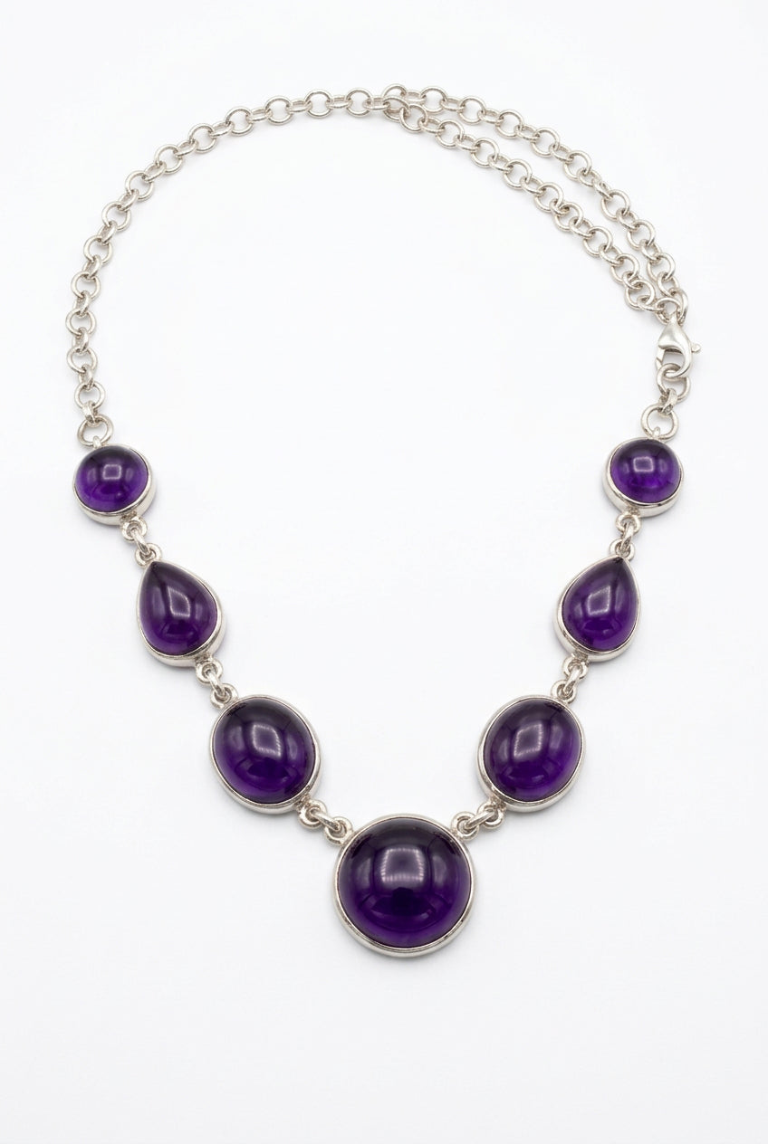Amethyst .925 Silver Necklace
