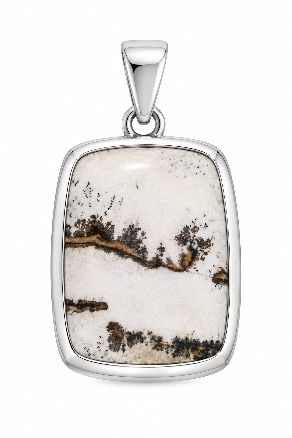Picture Jasper Sterling Silver Pendant