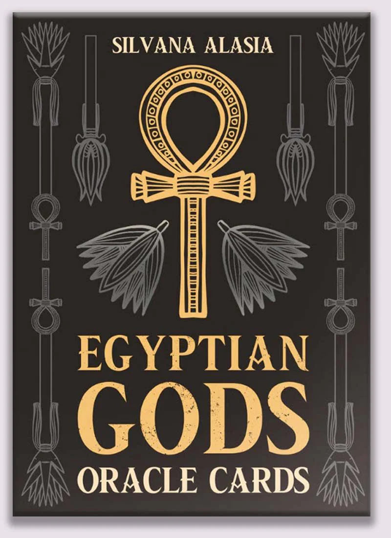 📋 Copy
Egyptian Gods Oracle Cards by Silvana Alasia – beautifully illustrated oracle deck featuring Egyptian deities for intuitive guidance.