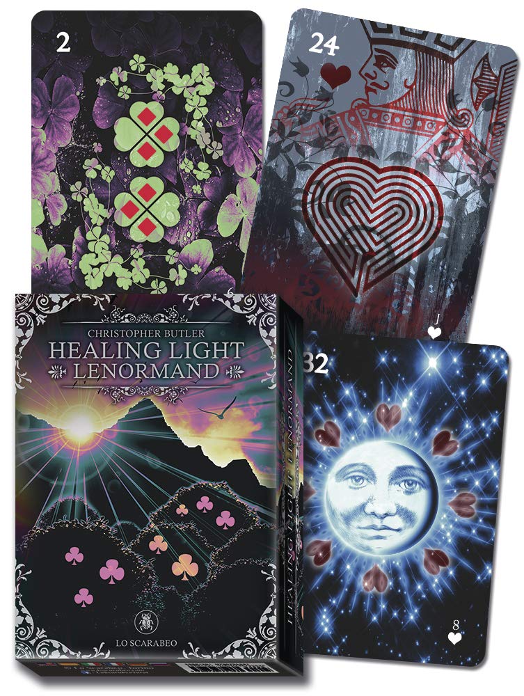Healing Light Lenormand by Christopher Butler – a beautifully illustrated deck for clarity, guidance, and intuitive readings.