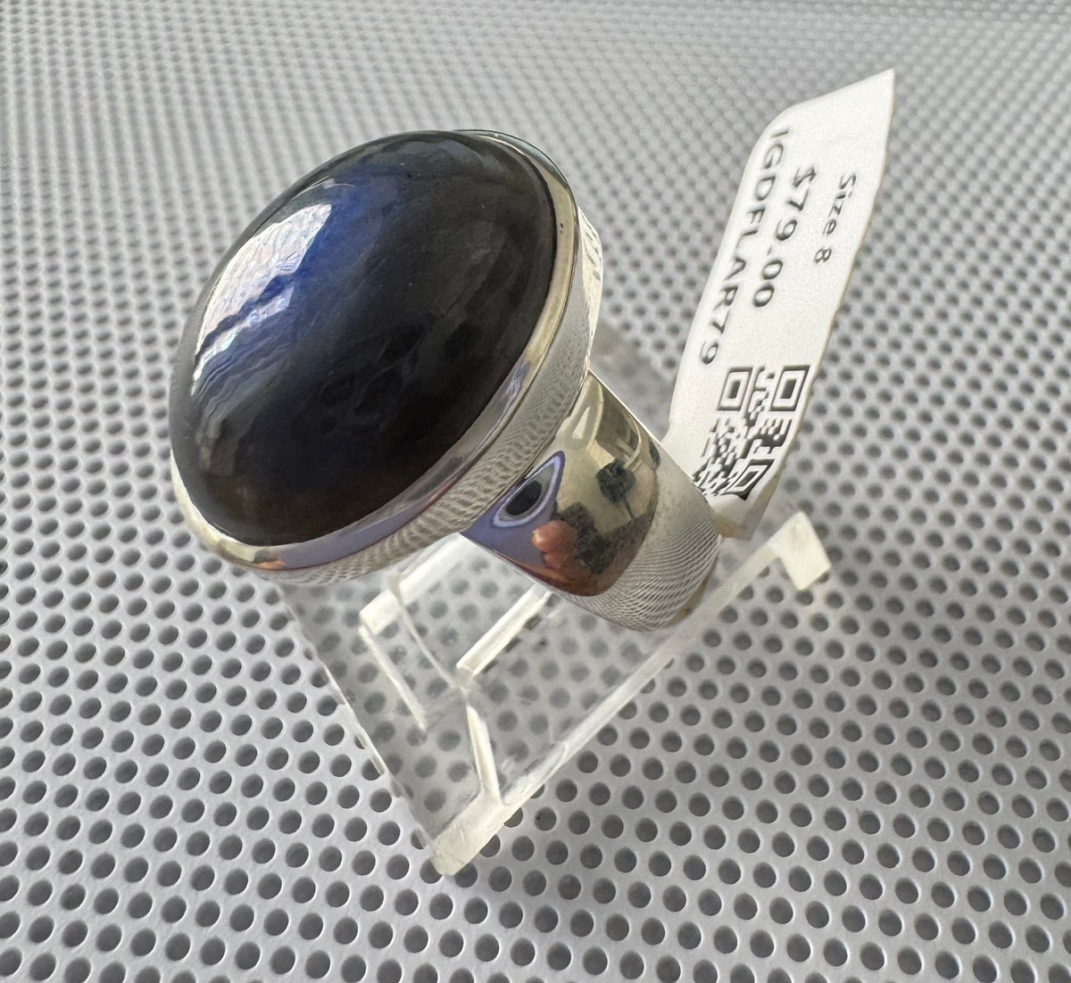 Lapis Lazuli .925 Silver Ring Size 7