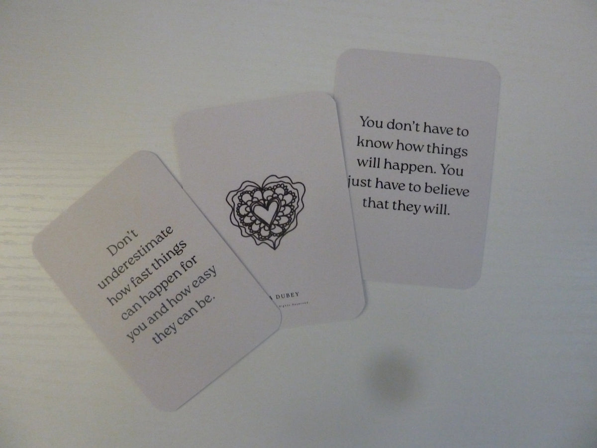 Don't Chase Attract Affirmation Cards By Rialism