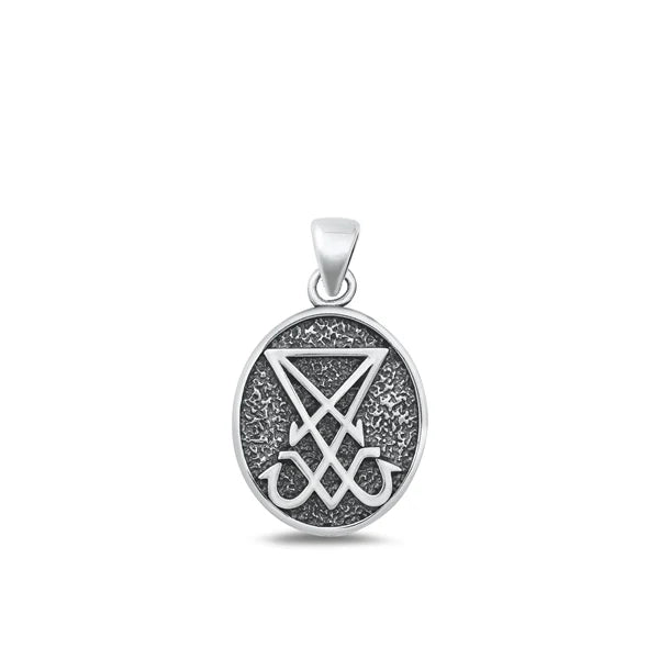 Lucifer Sigil Sterling Silver Pendant