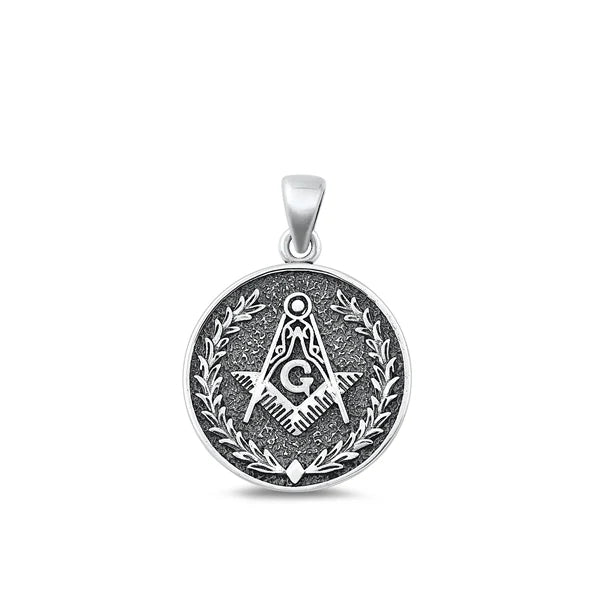 Masonic Freemason .925 Sterling Silver Pendant