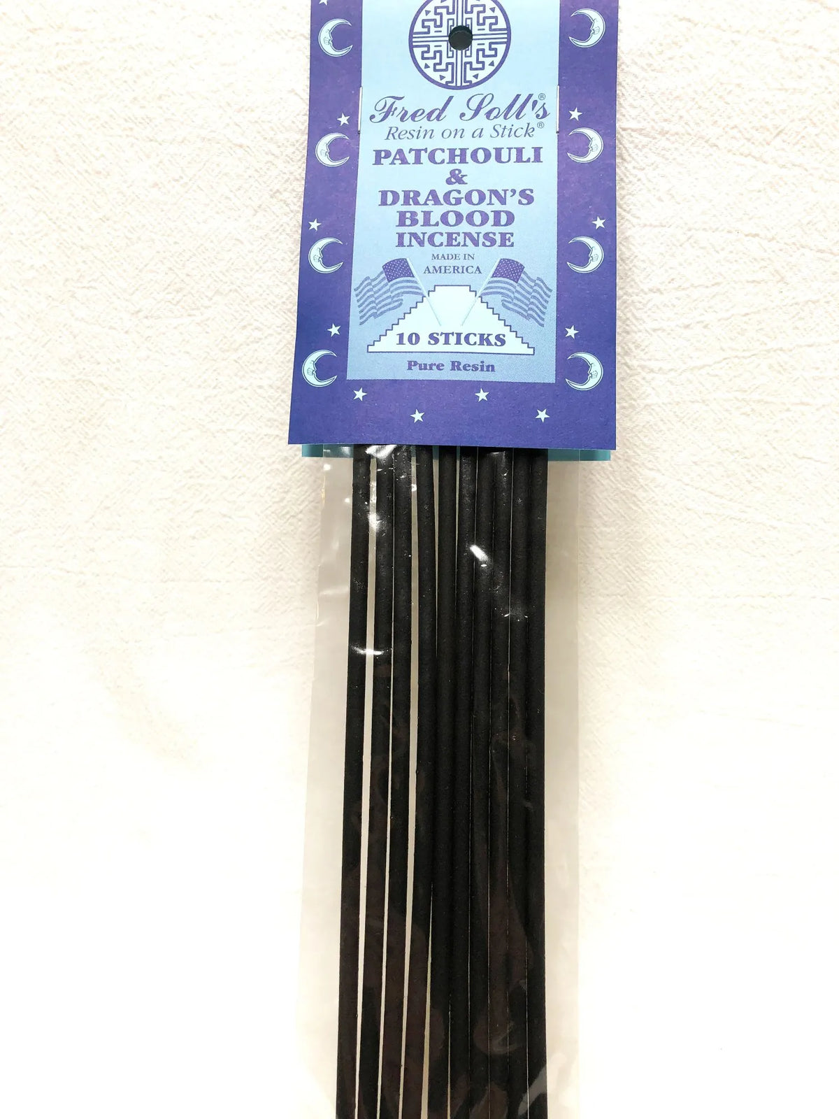 Patchouli & Dragon’s Blood Pure Resin Incense 10 Sticks Per Pack