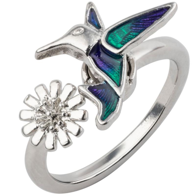 HUMMINGBIRD SPIN RING Adjustable