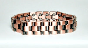 Pure Copper Cuff Bracelet With Magnetic Gauss Range 1200-1500 Style #: 183-AC