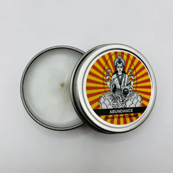 Abundance Good Karma Candle attracting prosperity, success, and positive energy to manifest wealth and growth.