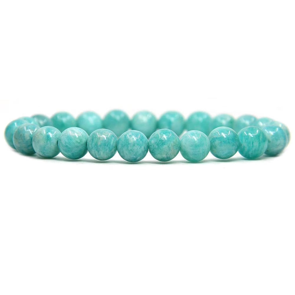 Amazonite Brazilian 8mm Beaded Bracelet