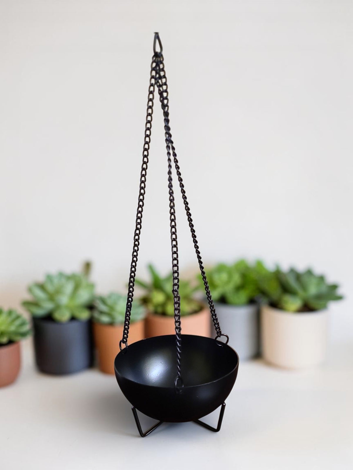 Hanging & Tabletop Metal Charcoal Burner 12"L – Decorative Incense Burner for Resin, Sage & Bakhoor
