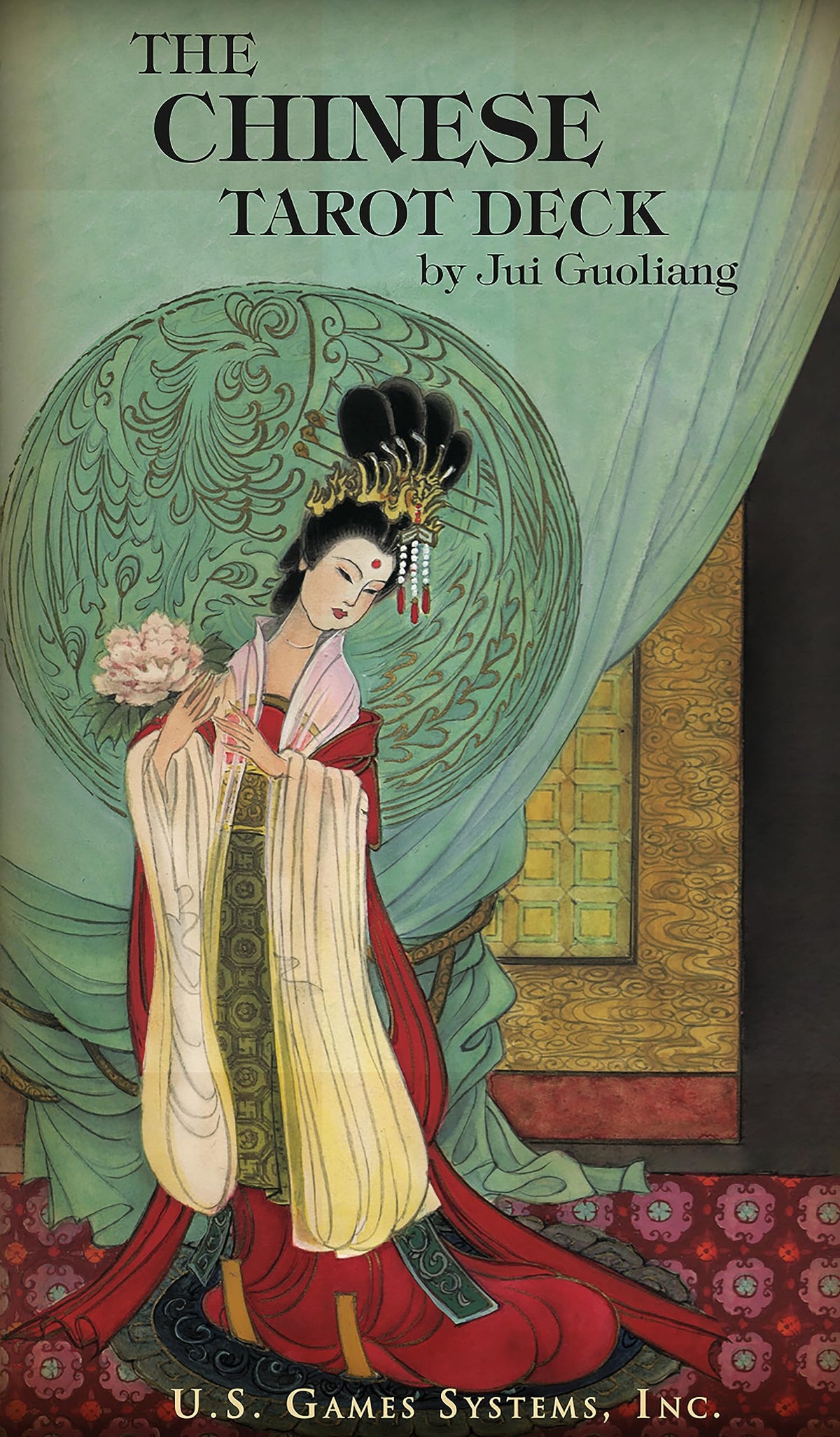 Chinese Tarot Deck by Jui Guoliang – A 78-card tarot deck blending traditional tarot structure with the rich symbolism and mythology of Chinese culture. Illustrated in classical brushwork style and published by U.S. Games Systems.