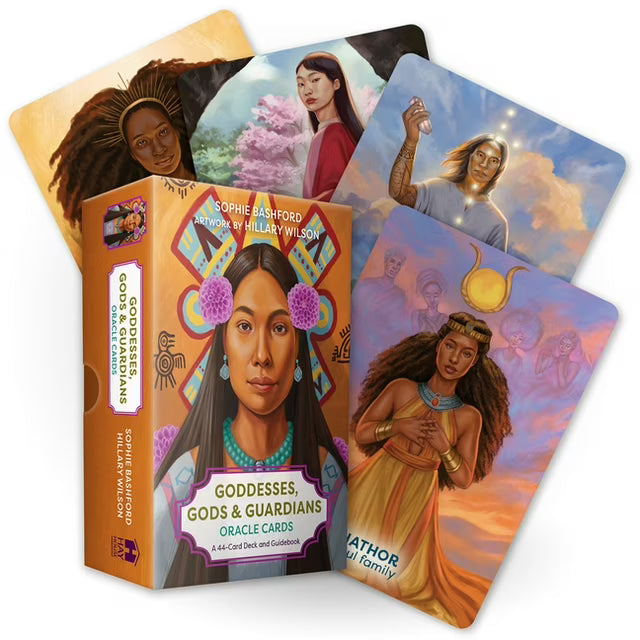 Goddesses, Gods and Guardians Oracle Cards by Sophie Bashford – a diverse deck honoring deities and protective forces from world mythologies.