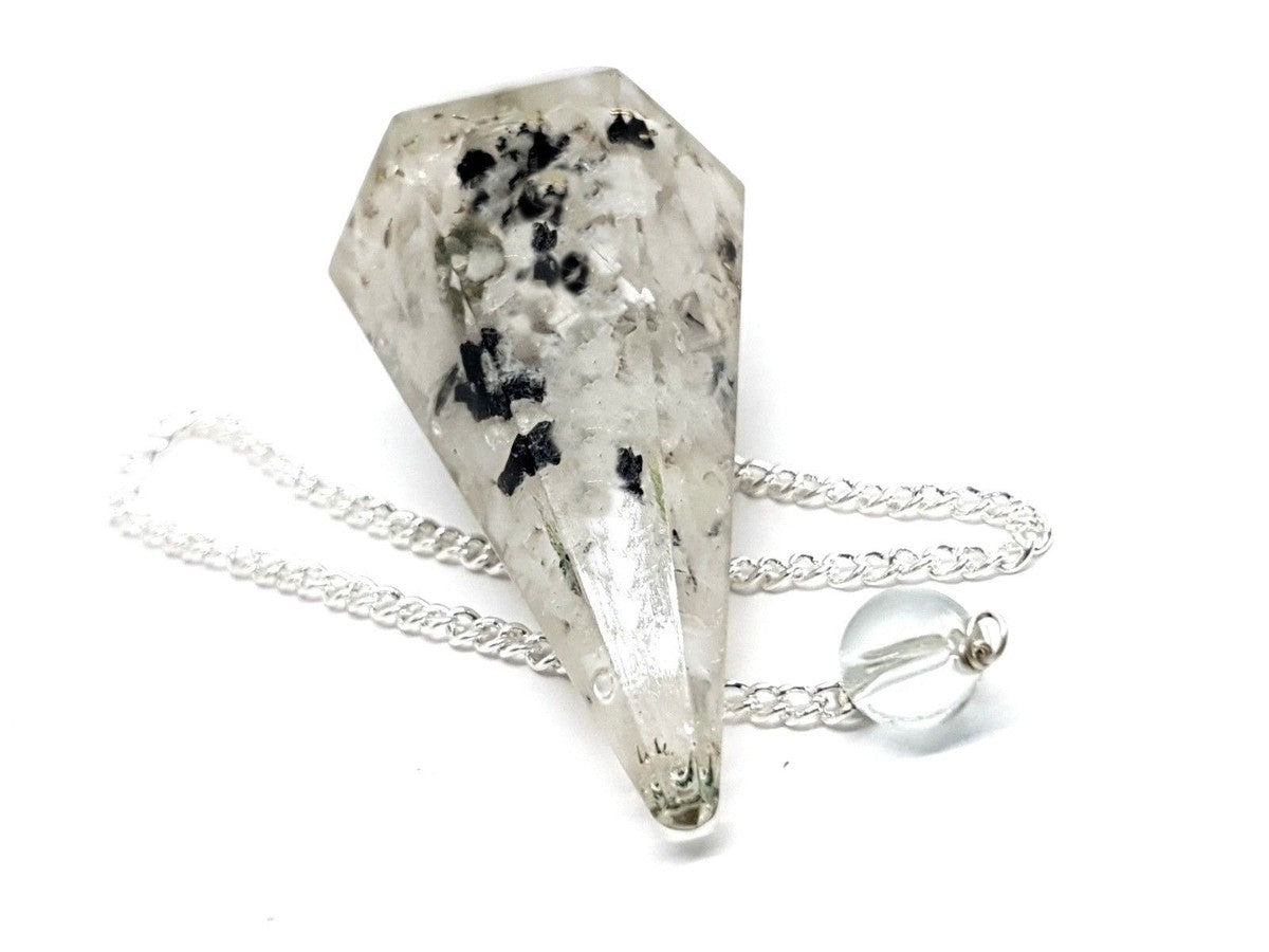 Orgone 6 Faceted Pendulum With Chain