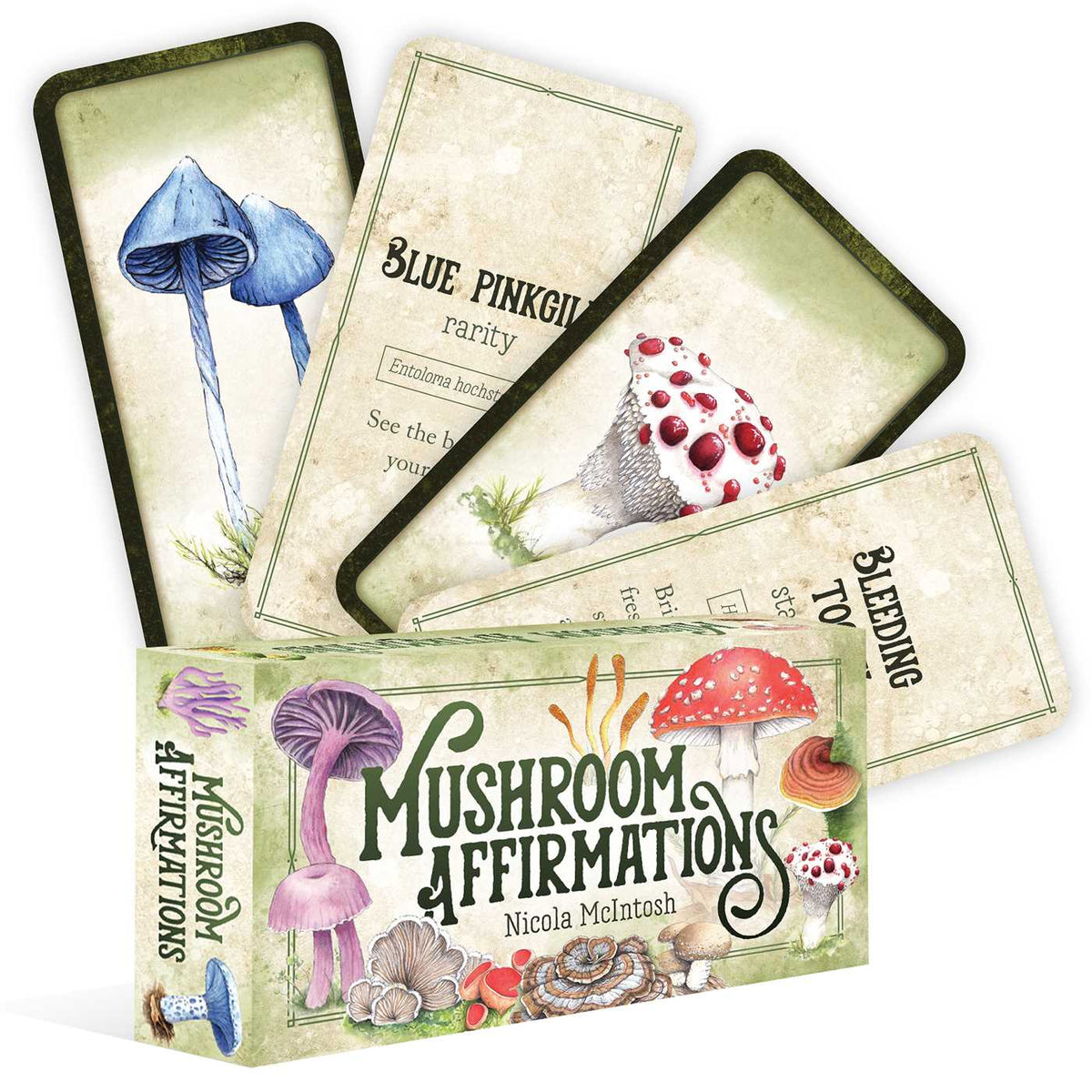 Mushroom Affirmations by Tanya Lichtenstein – whimsical affirmations inspired by mushrooms to uplift and delight.