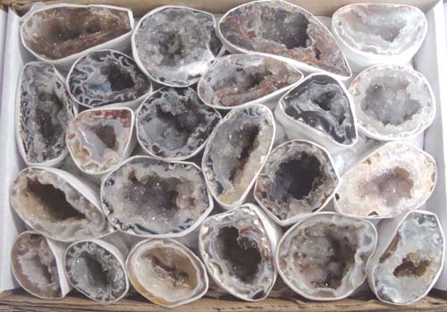 Agate Oco Geode Half Brazil