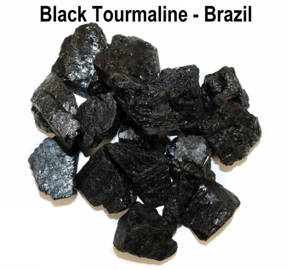Black Tourmaline Rough 100-120 Grams
