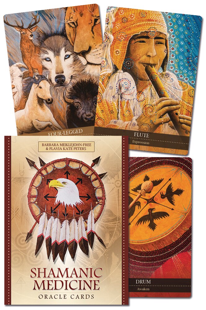 Shamanic Medicine Oracle Cards by Barbara Meiklejohn-Fre