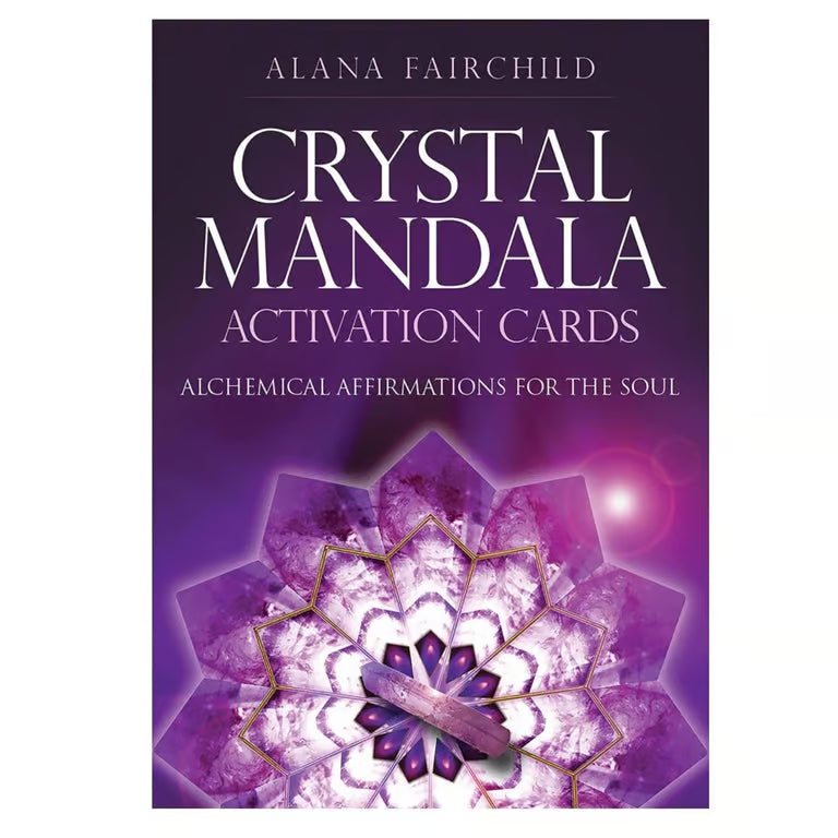 Pocket Crystal Mandala Activation Cards by Alana Fairchild & Jane Marin – A 56-card deck offering alchemical affirmations and crystal energy guidance.