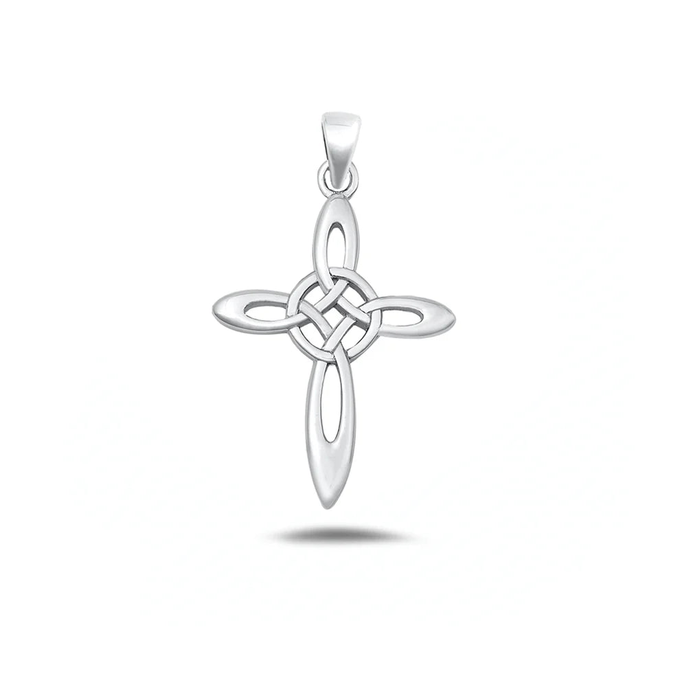 Celtic Cross .925 Sterling Silver Pendant