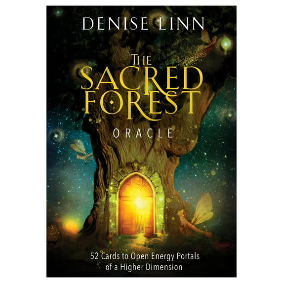 The Sacred Forest Oracle by Denise Linn – mystical oracle deck connecting with nature, spirit guides, and forest wisdom.