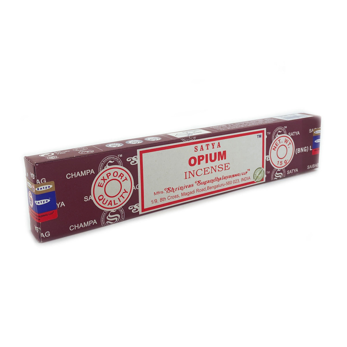 Satya Opium Hand Rolled Incense Sticks - Satya incense sticks, product packaging