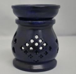 Blue Soapstone 3 Inch Aroma Lamp